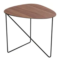 lind dna table d'appoint curve l noyer