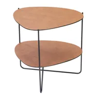 lind dna table d'appoint curve double hippo nature