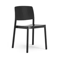 swedese chaise grace frêne émaillé noir