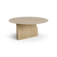 swedese table basse savoa h40 cm chêne laqué