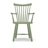 stolab chaise avec accoudoirs lilla åland bouleau vert olive