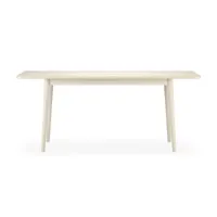 stolab table miss holly 175x82 cm bouleau huilé blanc, pas séparable