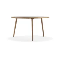 stolab table miss tailor ø130 cm chêne huile naturel, plateau fixe