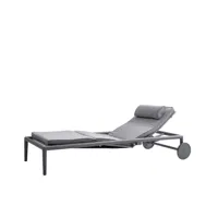 cane-line chaise longue conic light grey