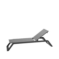 cane-line chaise longue siesta grey
