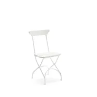 byarums bruk chaise classic no.2 blanc, support blanc