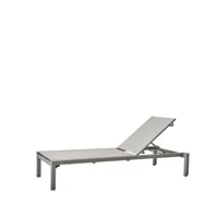cane-line chaise longue relax light grey