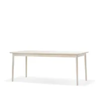 stolab table prima vista bouleau laqué mat clair, 210 cm
