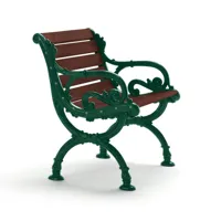 byarums bruk fauteuil byarum pin brun lasure, support vert