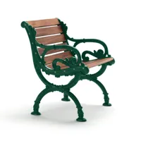 byarums bruk fauteuil byarum acajou, support vert