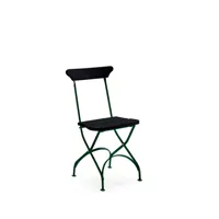 byarums bruk chaise classic no.2 noir, support vert