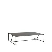 asplund table basse oblique bronze, square