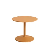 muuto table d'appoint soft ø48cm orange laminate h: 40 cm