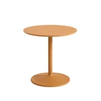 muuto table d'appoint soft ø48cm orange laminate h: 48 cm