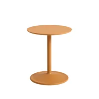 muuto table d'appoint soft ø41cm orange laminate h : 48 cm