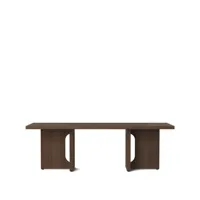audo copenhagen table de salon androgyne oak dark stained