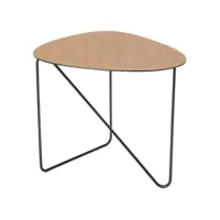 lind dna table basse curve cuir nature, hippo, l