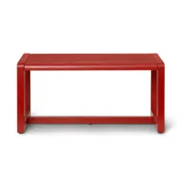ferm living banc little architecht bench poppy red