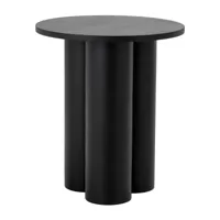 bloomingville table basse aio ø45x50 cm noir