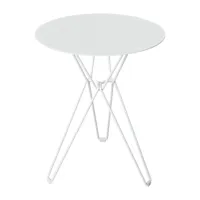massproductions table bistrot tio ø 60 cm white
