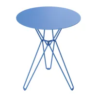 massproductions table bistrot tio ø 60 cm overseas blue