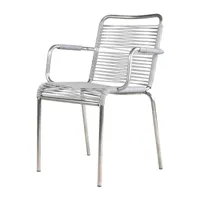 fiam fauteuil mya aluminium grey