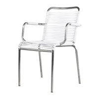 fiam fauteuil mya aluminium white