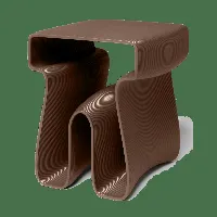 ekbacken studios table d'appoint octopus 38x40 cm chocolate
