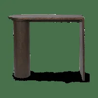 ferm living table d'appoint pylo console table 85x36x100 cm chêne teinté foncé