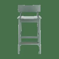 scandi living chaise de bar horizon 87 cm green