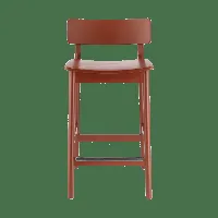 scandi living chaise de bar horizon 87 cm red