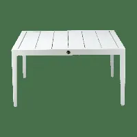 1898 table basse santander 78x78x40 cm aluminium blanc