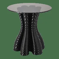 ekbacken studios table d'appoint anemone ø50 cm black