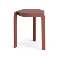 swedese tabouret spin h44 cm frêne-english red