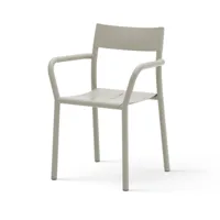 new works chaise may armchair outdoor light grey