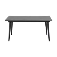 bloomingville table basse pavone 60x90 cm black