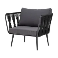 bloomingville chaise longue pavone black