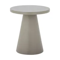 bloomingville table d'appoint ray ø45x50 cm grey