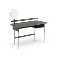 swedese bureau luna avec étagère et miroir chêne gris