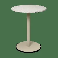 ferm living table bistrot mineral bianco curia, cashmere
