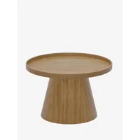 table d'appoint ronde en bois persée