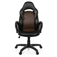 hjh office chaise de bureau gaming game vintage i simili-cuir marron hjh office  marron, noir