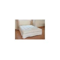 literie artisanale futon en coton naturel fabriqué main - 1 place (taille matelas  : 90 x 200 cm)