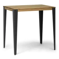 ds meubles table mange debout lunds 60x100 fu-ev  gris