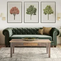 womo-design womo-design table d'appoint basse canapé bois massif mangue sao paulo 117x70 cm