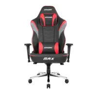 akracing chaise gaming akracing série masters max noir et rouge  noir