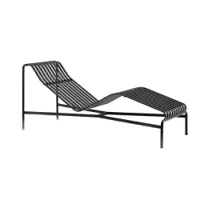 bain de soleil, chaise longue et hamac - palissade anthracite acier finition époxy