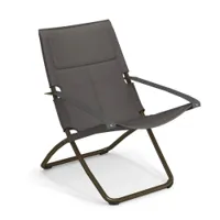 bain de soleil, chaise longue et hamac - snooze cosy bronze poli / gris foncé