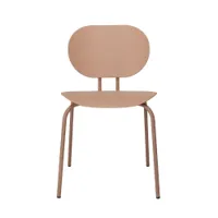 chaise et petit fauteuil extérieur - hari pp outdoor argile / argile
