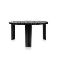 table basse - t-table noir ø 50 x h 28 cm